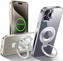 ❤️ iPhone 15 Pro Max MagSafe マットクリア　スタンド Amazon.co.jp: Magsafe 対応 iPhone15 Pro Max ケーススタンド